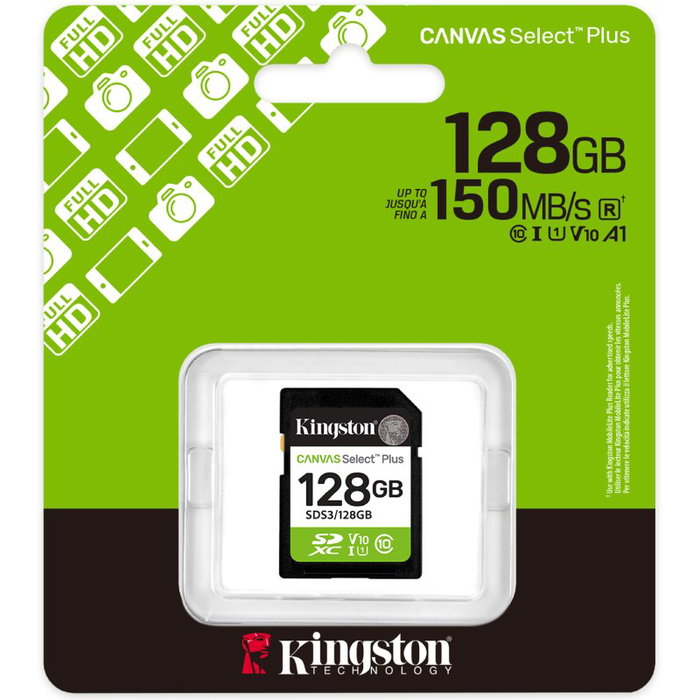 Kingston Canvas Select Plus 128GB SDXC Kingston Canvas Select Plus 128GB SDXC